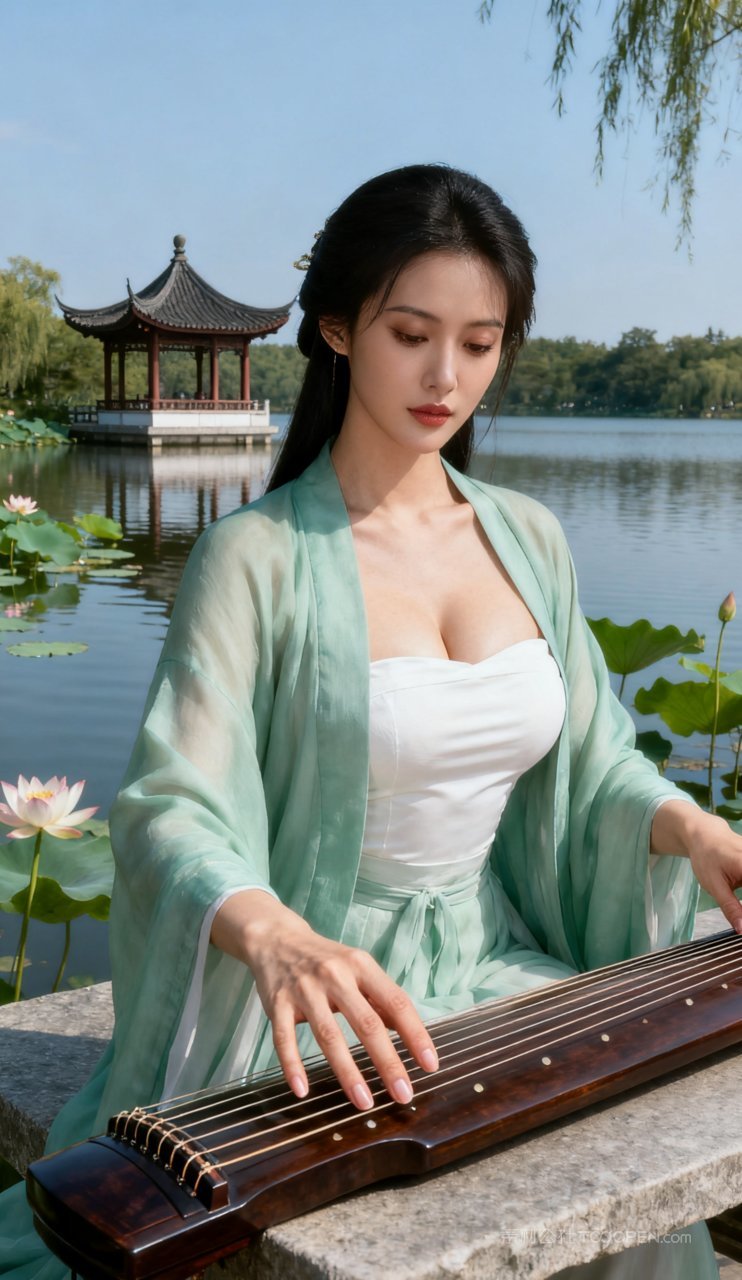 大胸汉服古风性感美女妩媚美艳