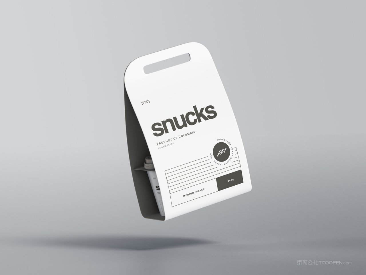 咖啡杯包装袋样机