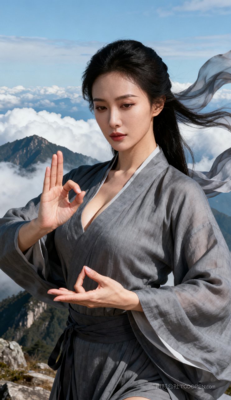 摄影美女丰腴美艳古风女性汉服性感