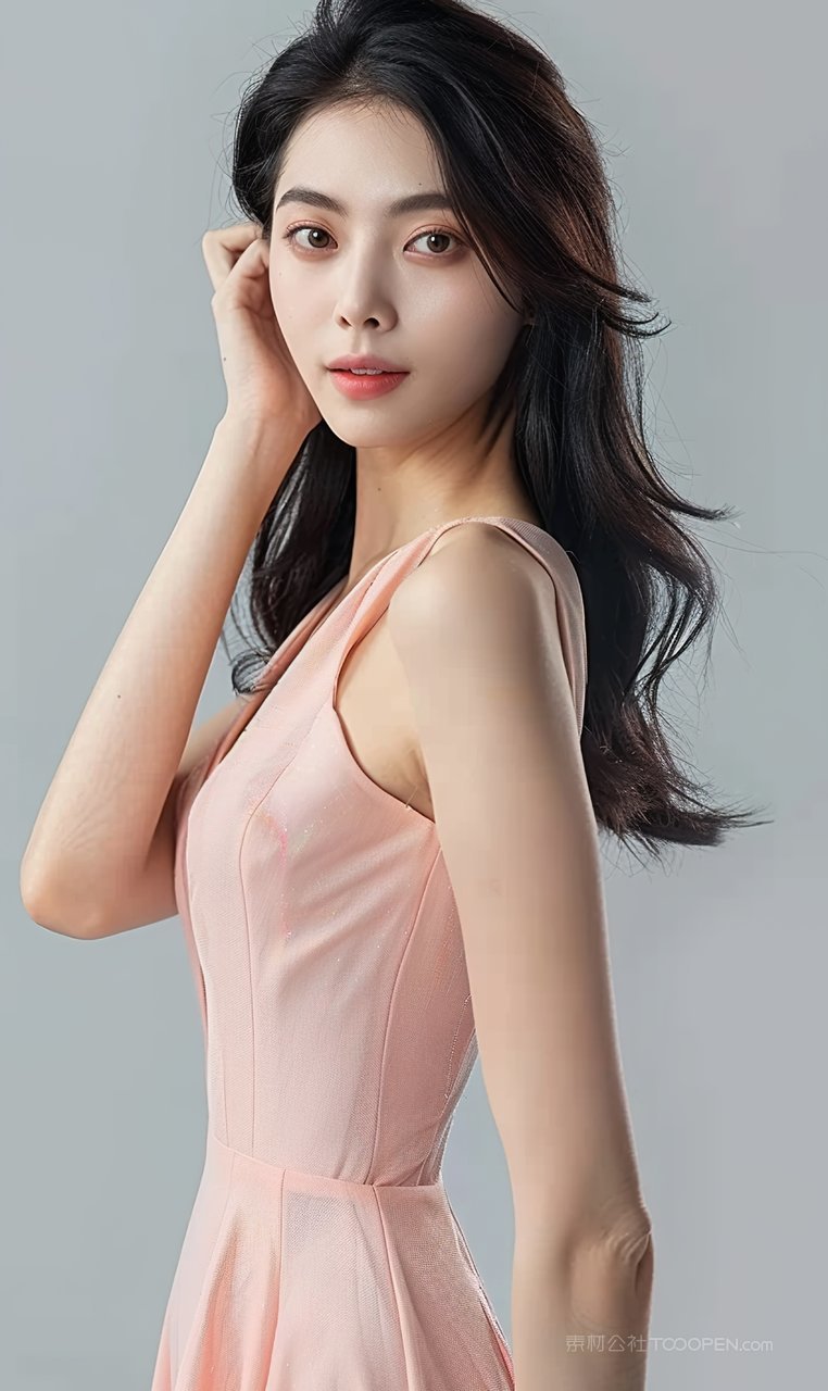 护肤个性美女时尚女性清纯美白青年