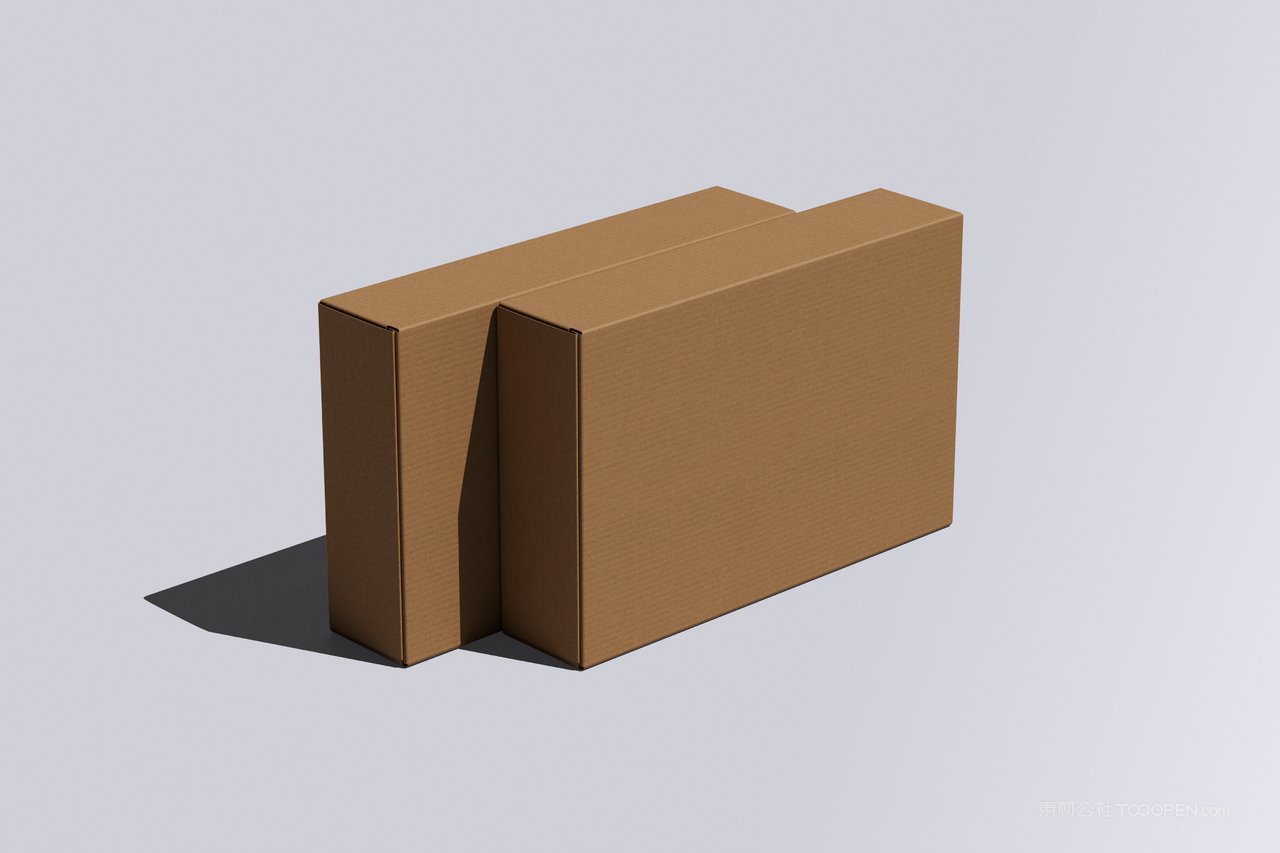 长方形包装盒样机