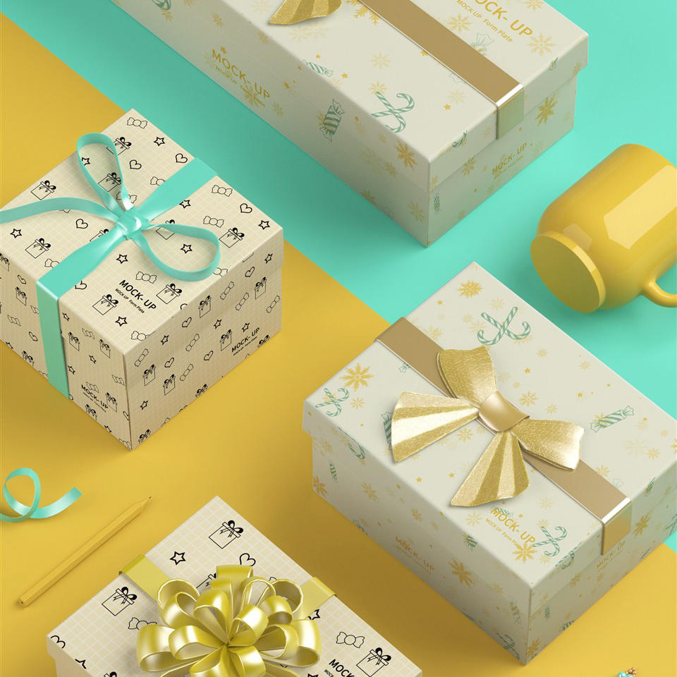 礼品盒包装样机