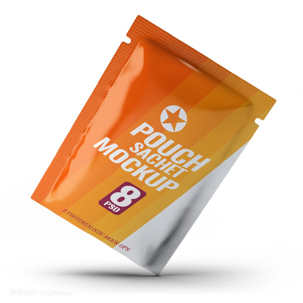 塑料易撕口食品包装设计样机