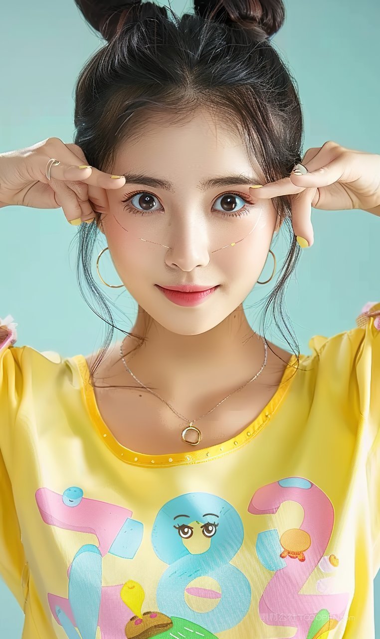 美女高雅端庄时尚青春美白女性美容魅力彩妆