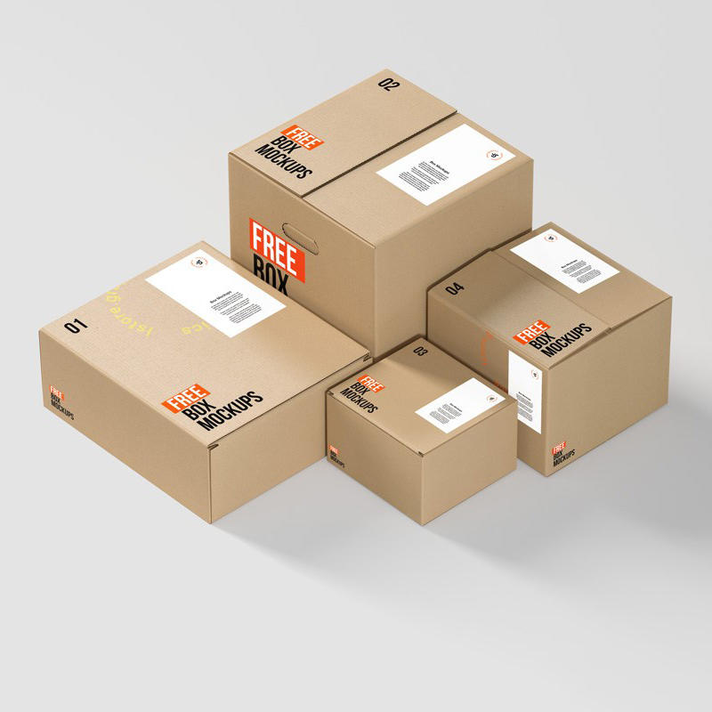 瓦楞纸箱运输箱外包装箱快递箱样机