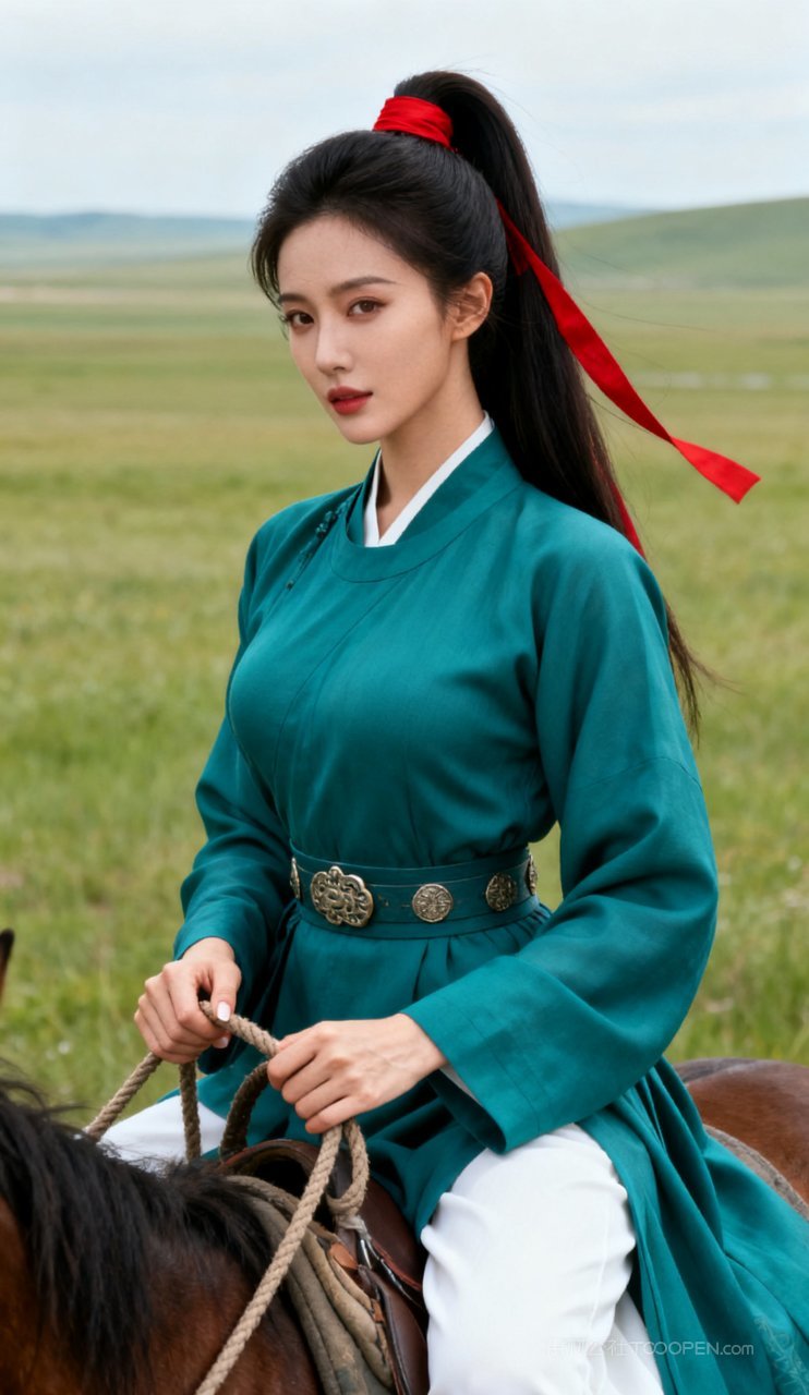 美艳古风妩媚少女性感美女国风汉服大胸