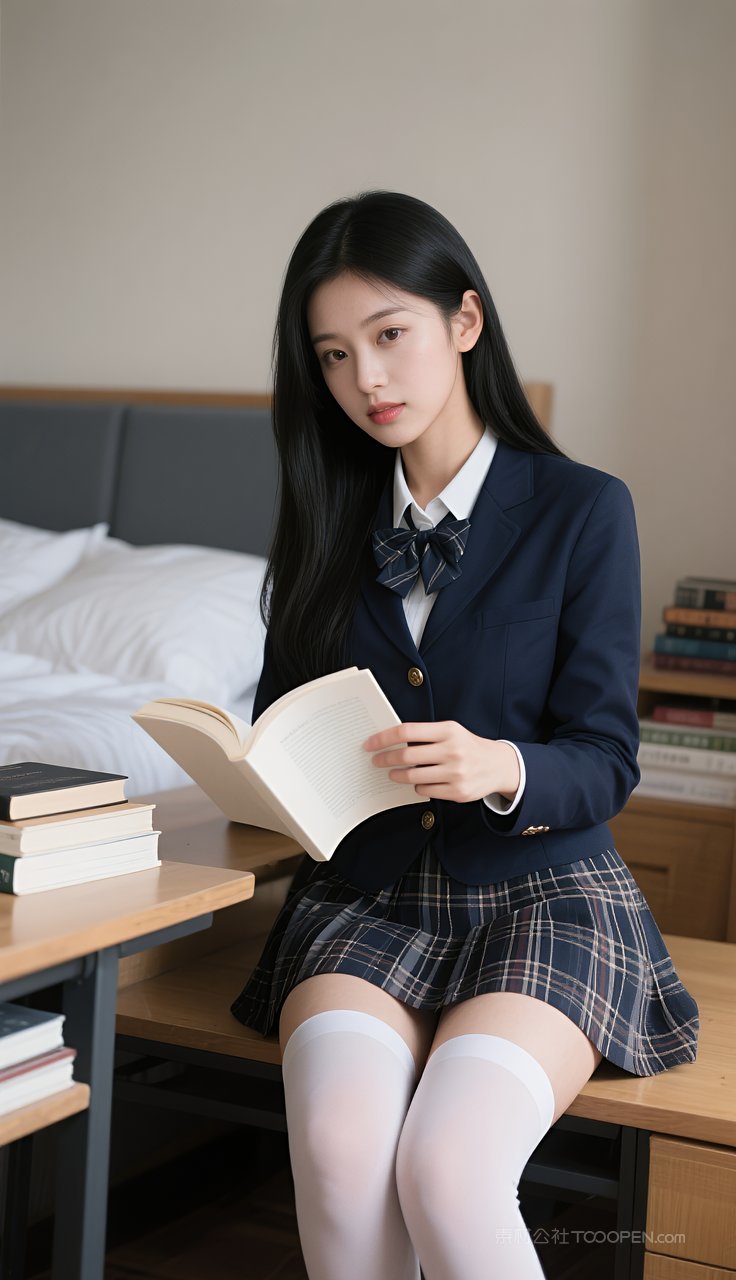 制服模特丝袜短裙长腿美腿美女