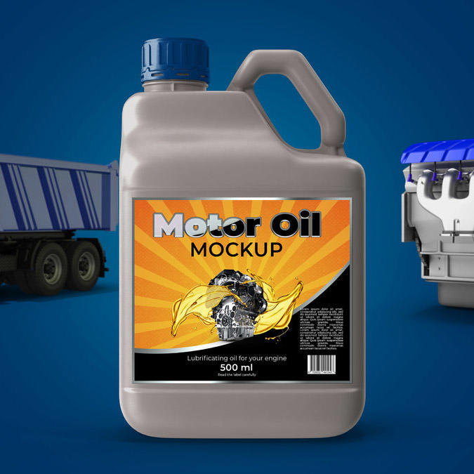 机油外观包装样机