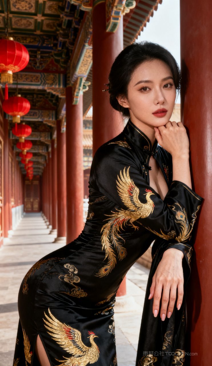 美艳性感美女大胸古风汉服妩媚