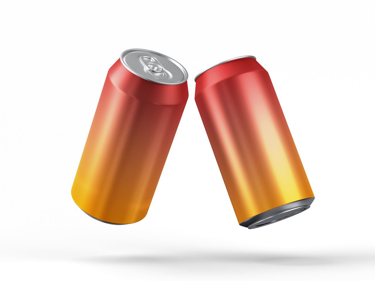 能量饮料汽水罐样机