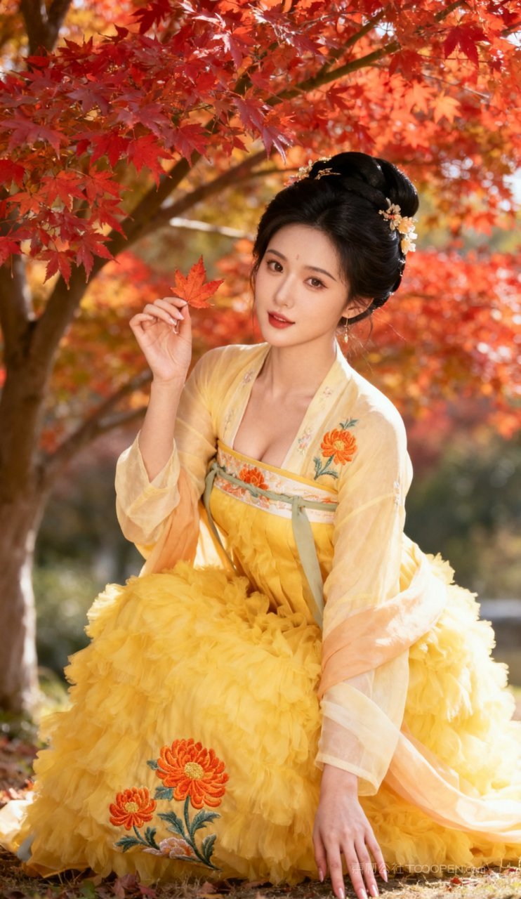 美艳古风丰腴汉服美女女性性感