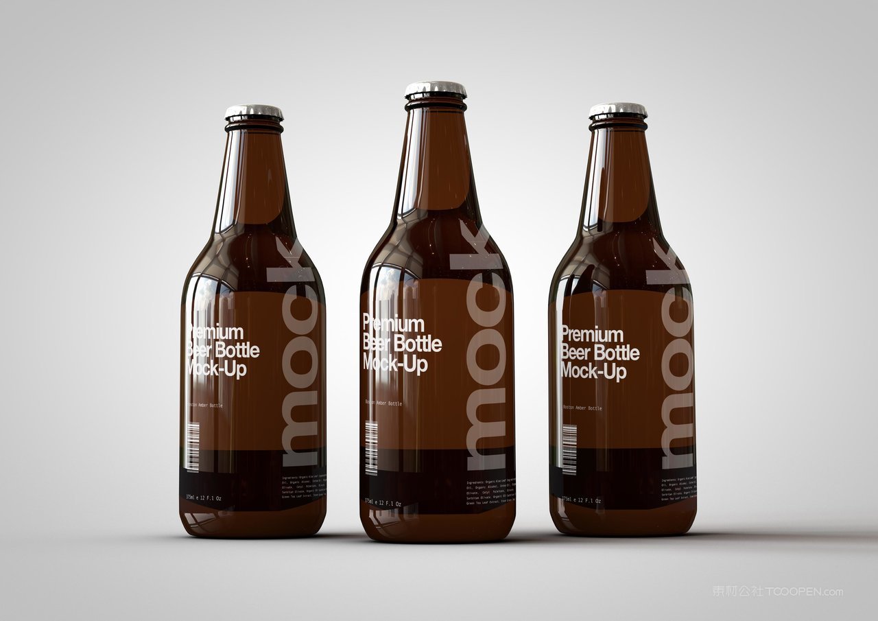 啤酒瓶包装样机