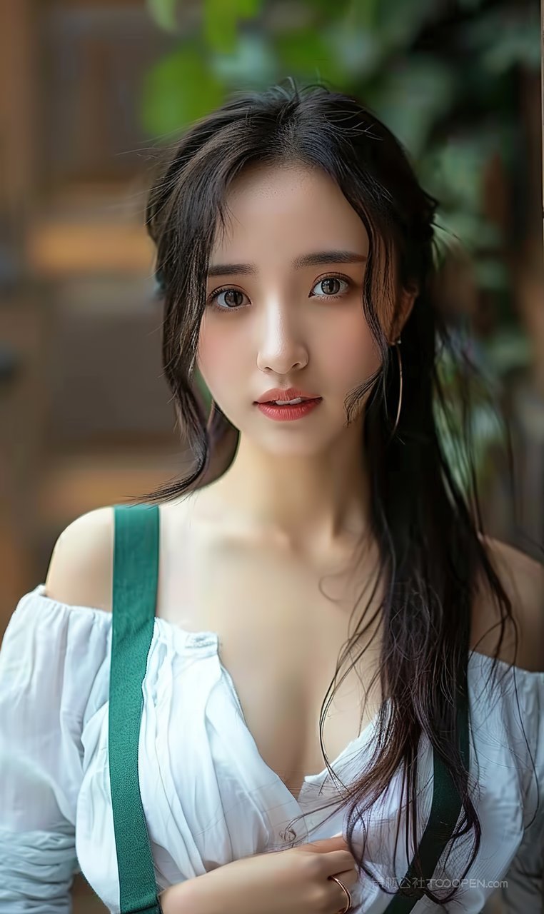 青年美女美白时尚彩妆个性女性清纯护肤