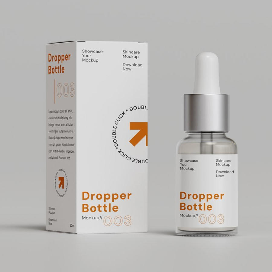 滴管瓶包装样机