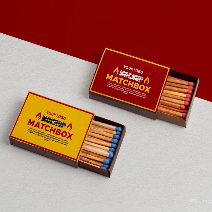 火柴包装样机
