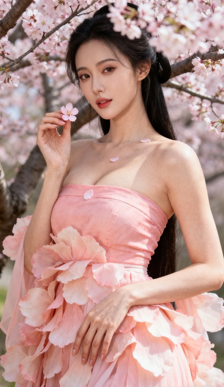 写真美女女性性感古风汉服丰腴美艳