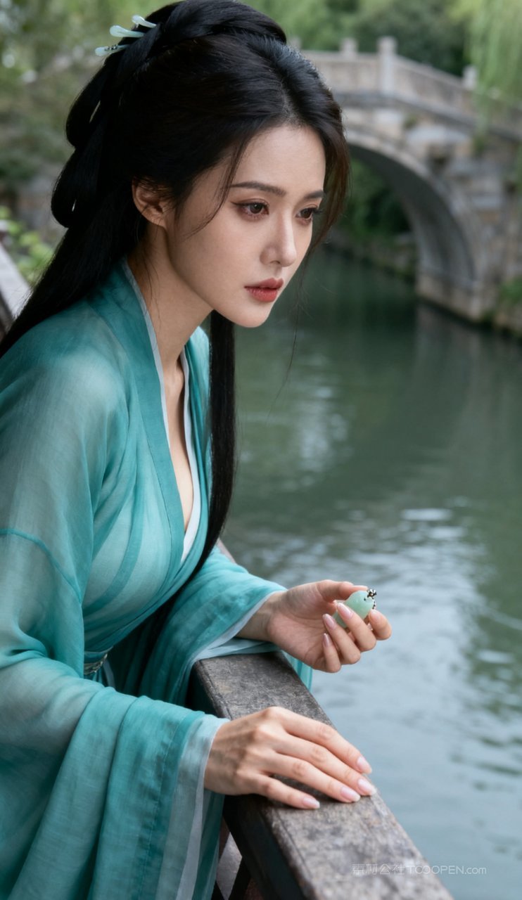 美艳少女古风妩媚美女大胸性感汉服