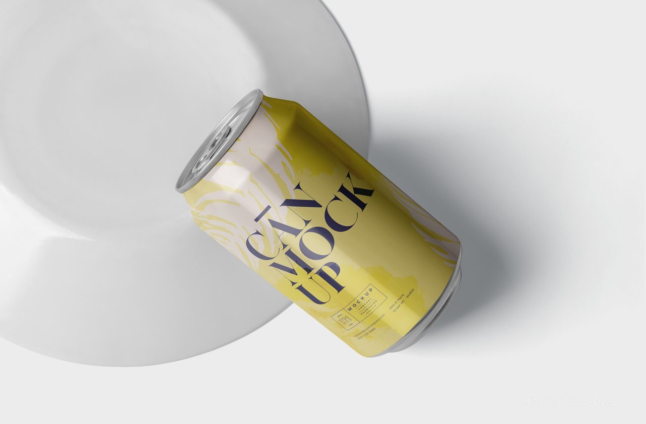 饮料酒水易拉罐样机效果