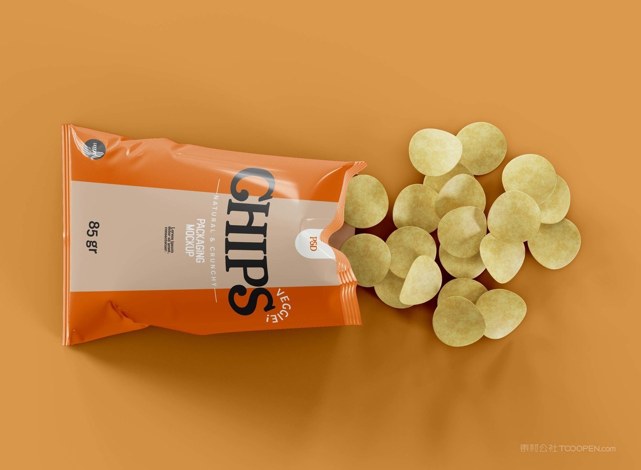 袋装薯片包装样机