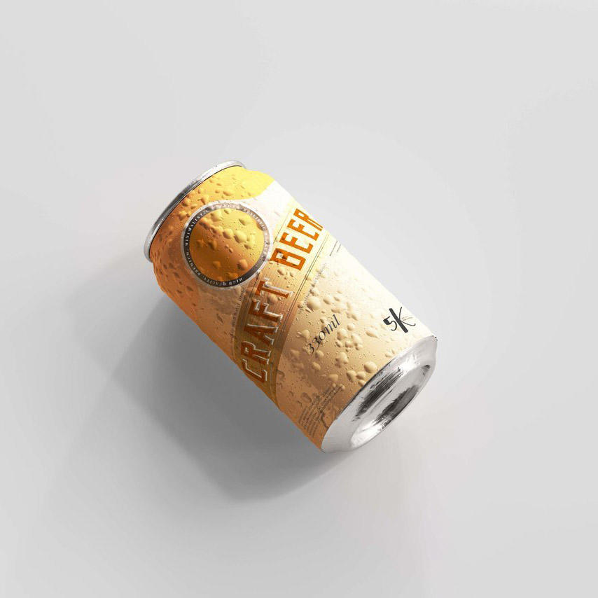 啤酒苏打水易拉罐样机