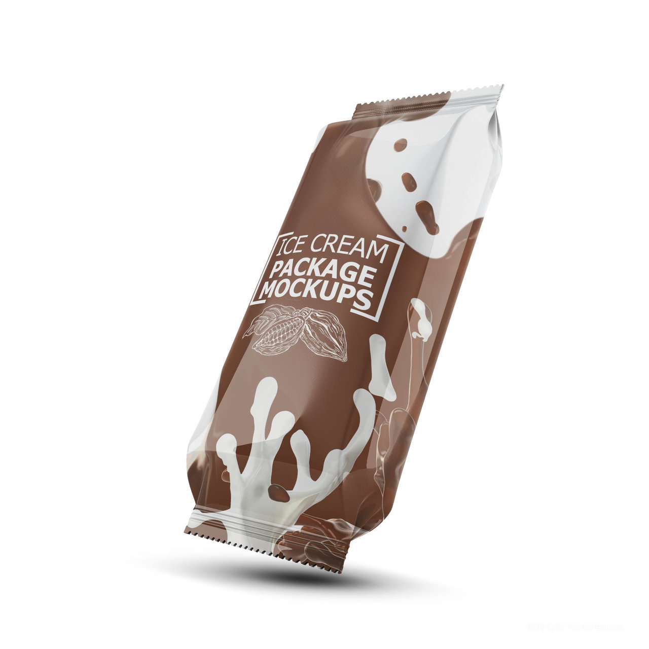 巧克力雪糕包装样机