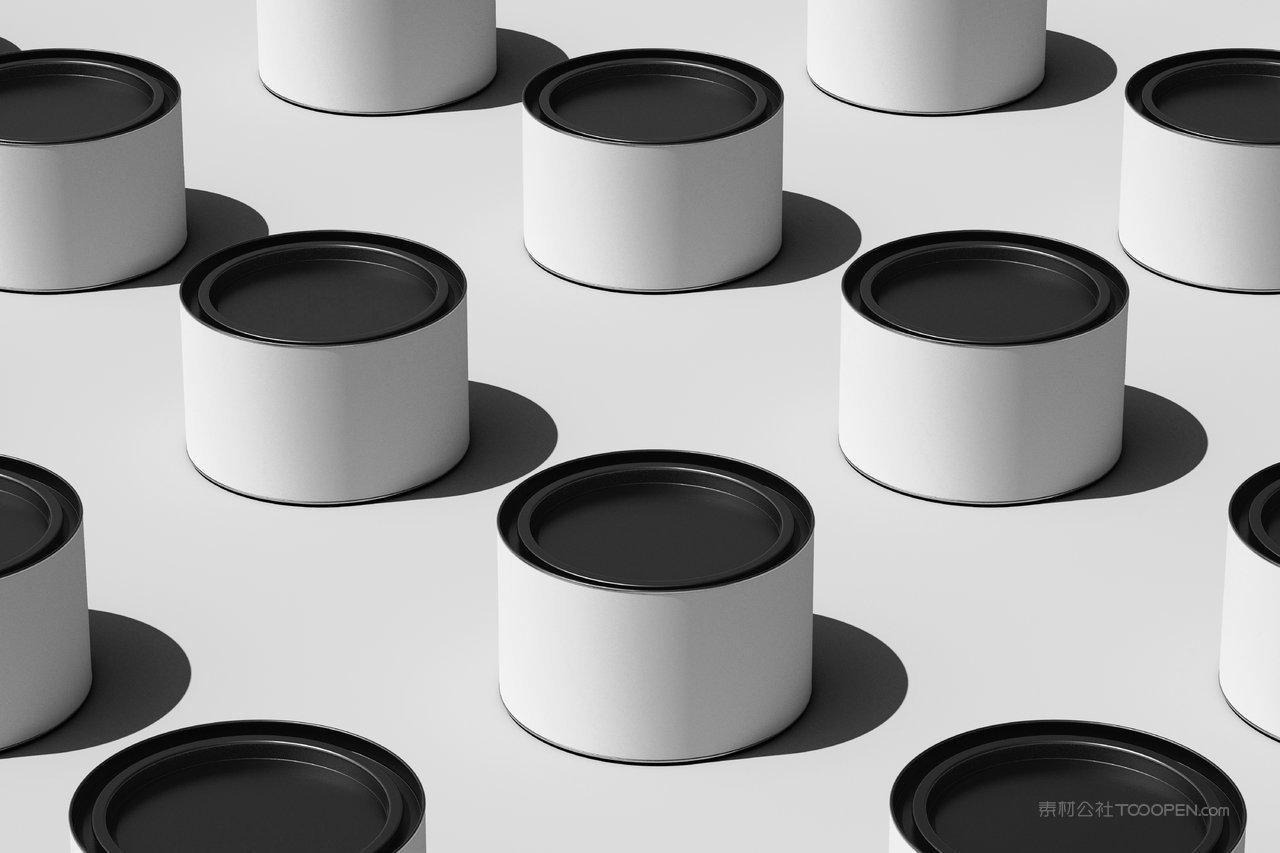 【2205期】简洁极简金属罐头包装展示样机 (4)