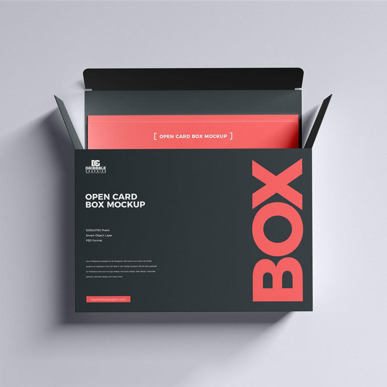 免费卡片盒样机