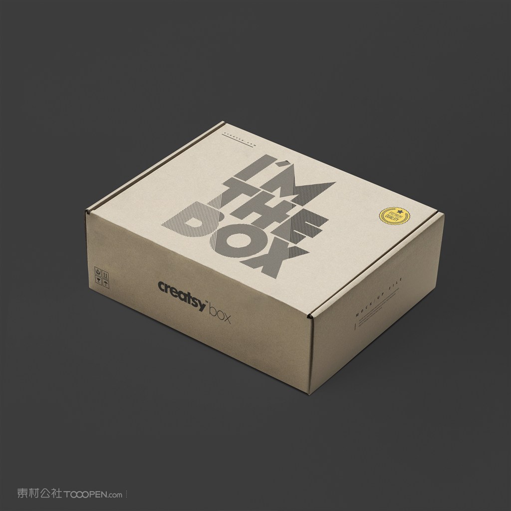 创意盒纸盒礼品包装样机