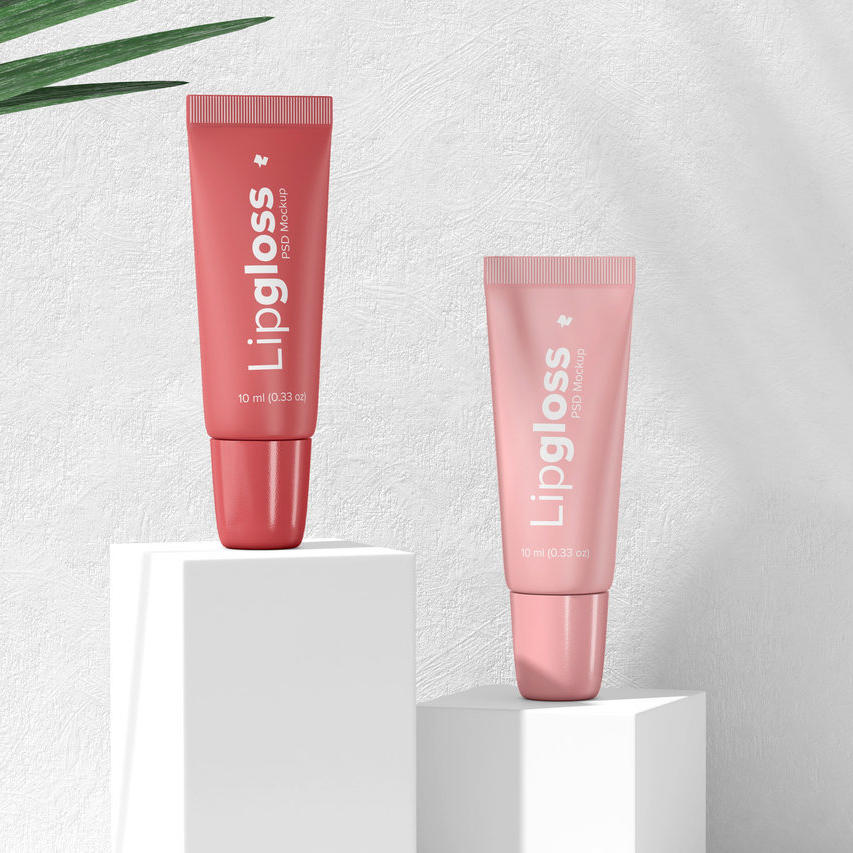 简约白色空间背景产品展台化妆品样机