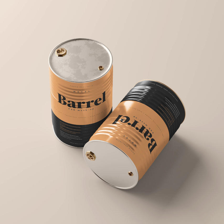 金属原油桶包装样机