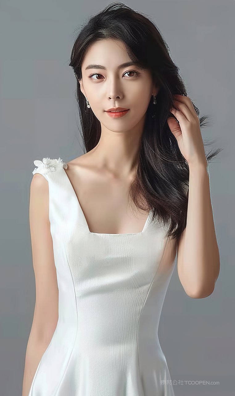 护肤个性时尚彩妆美女女性清纯青年美白