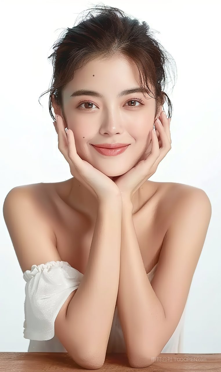 活力清纯少女时尚彩妆美容青春美女魅力优美