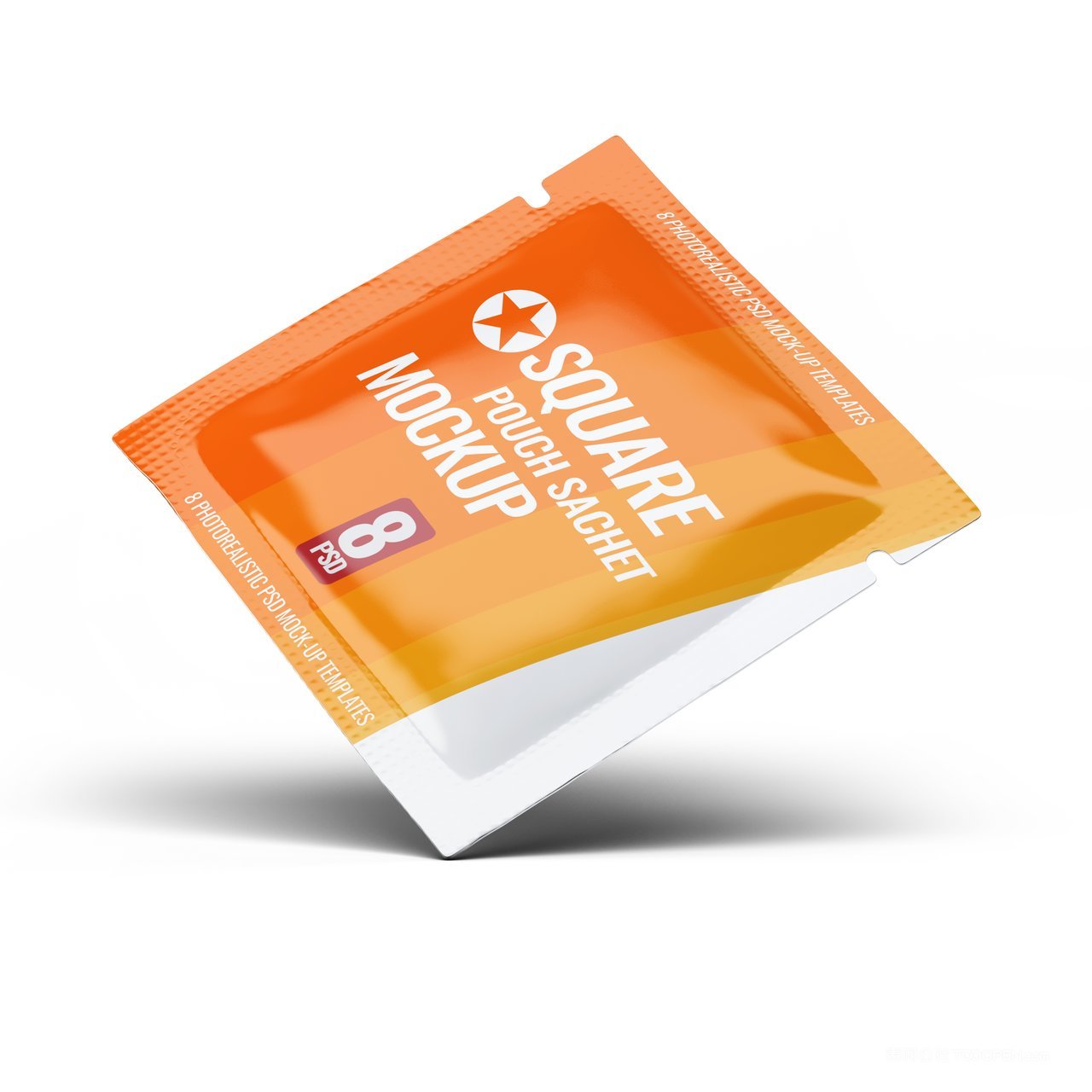 食品小吃塑料包装样机素材