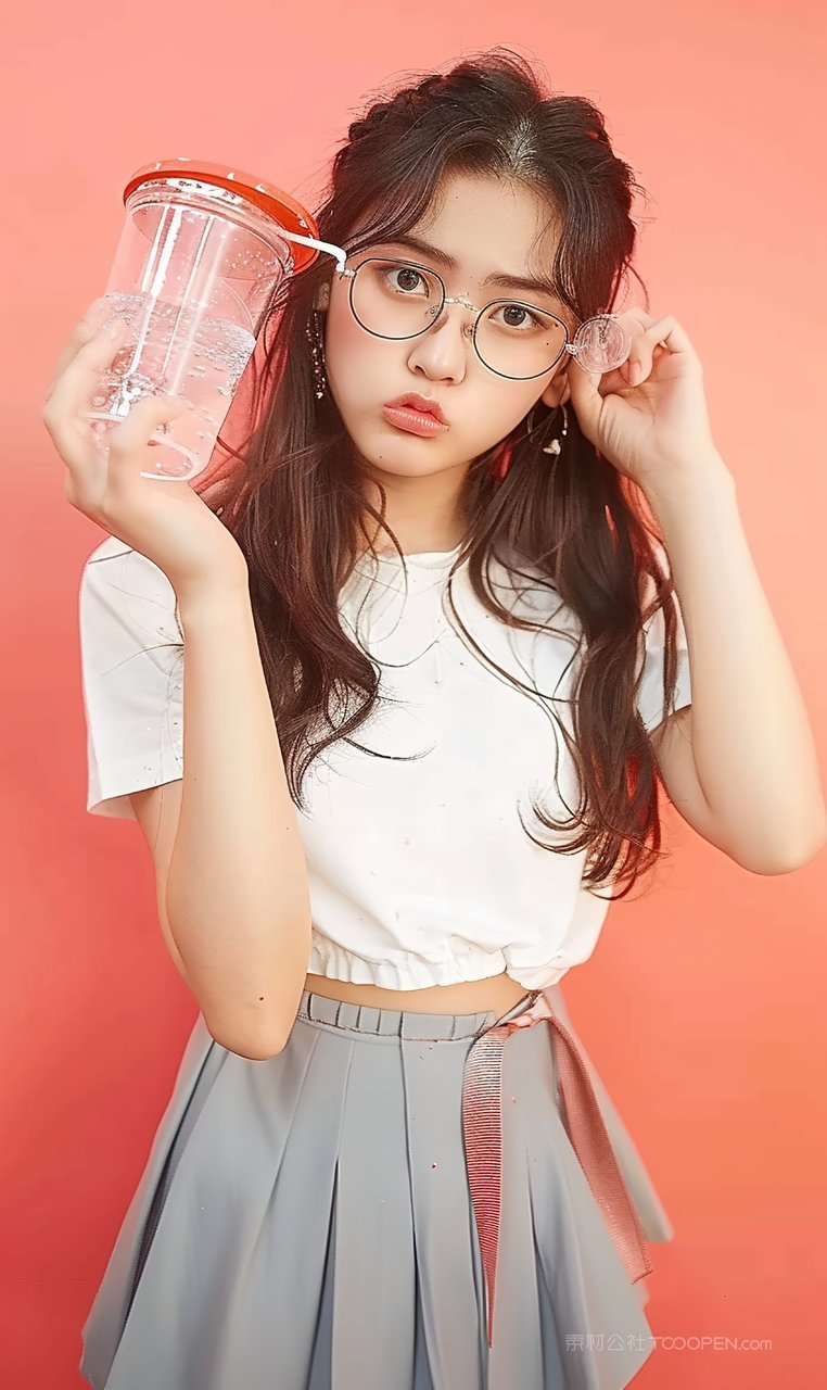 美容魅力美女端庄美白彩妆青春高雅时尚女性