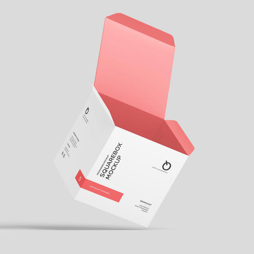正方形纸盒包装样机