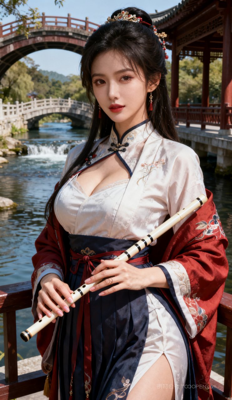 性感美艳少女汉服妩媚古风美女大胸