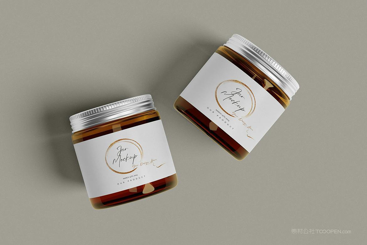 酱料玻璃罐样机