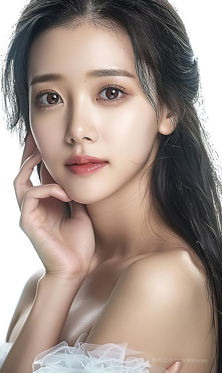 魅力美容高雅青春女性美女彩妆时尚