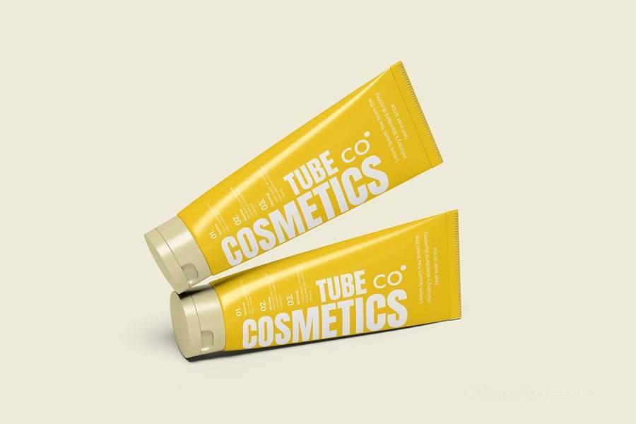 护肤品管包装样机