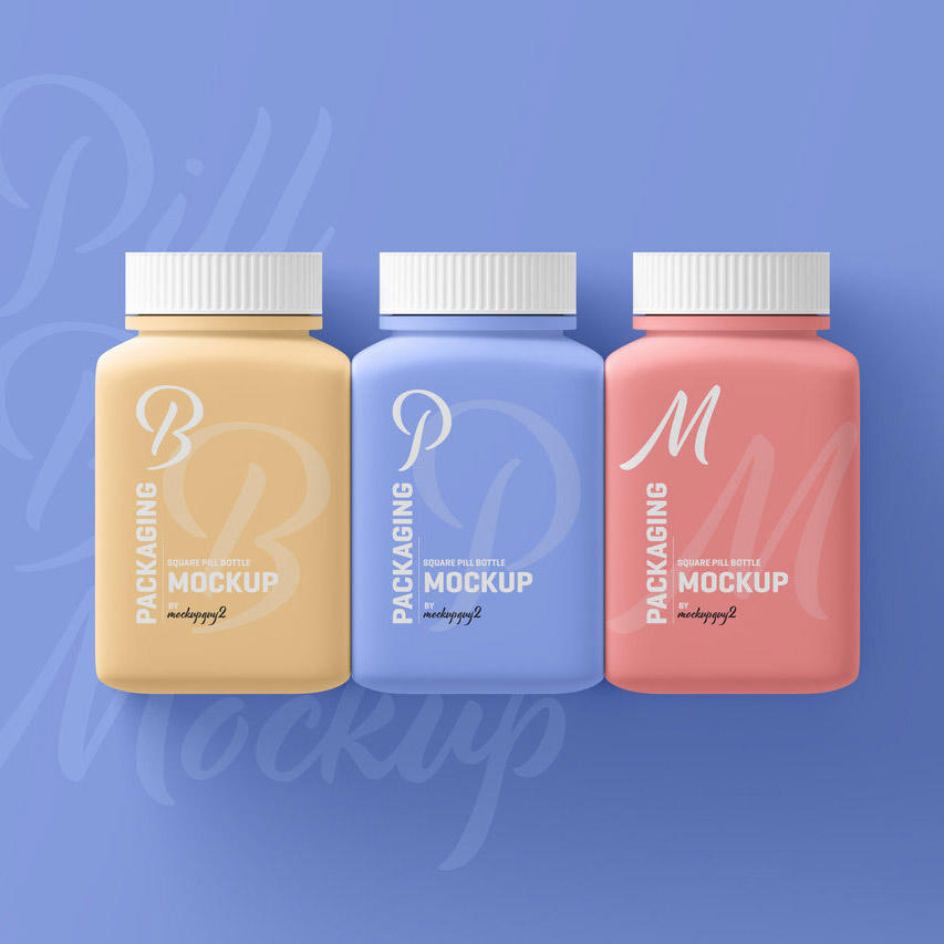 药丸塑料瓶样机