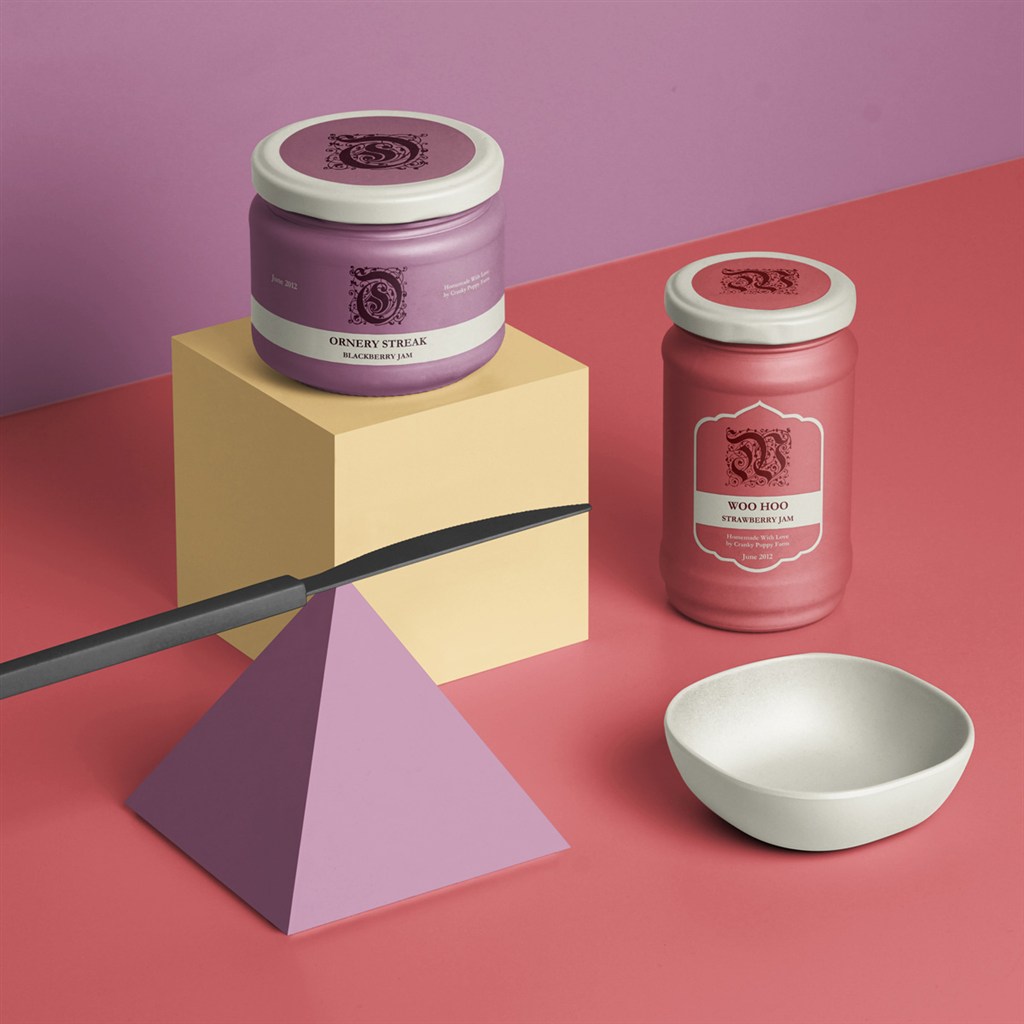 国外精美包装设计模板样机