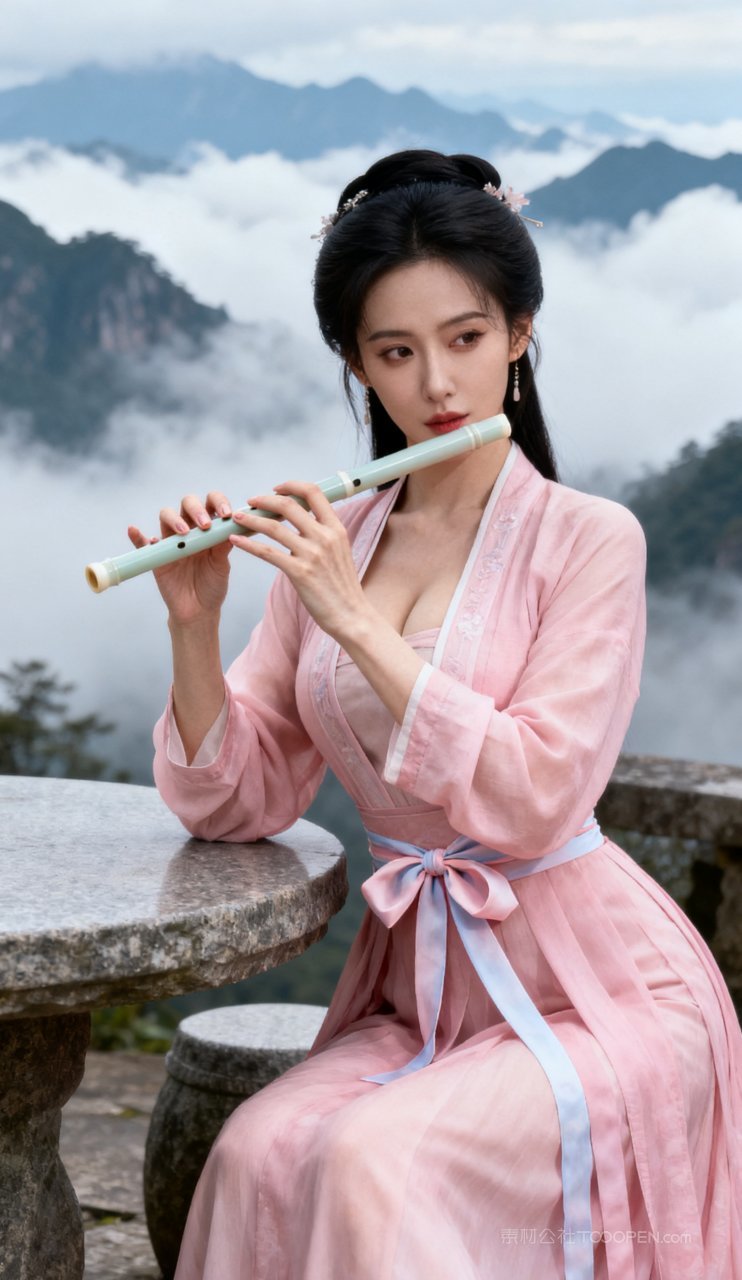 大胸性感美女古风汉服妩媚美艳