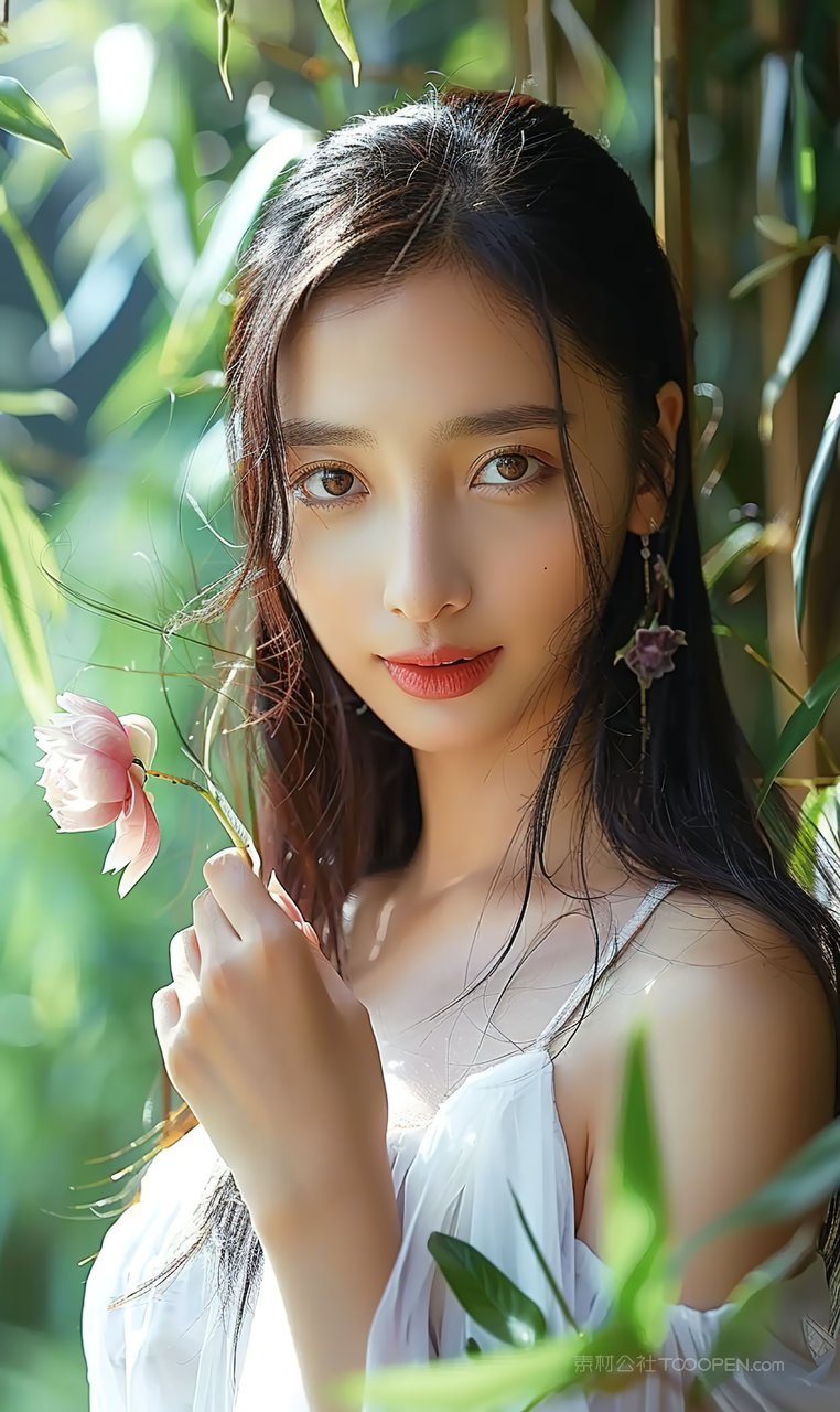 女性魅力美白高雅迷人少女气质