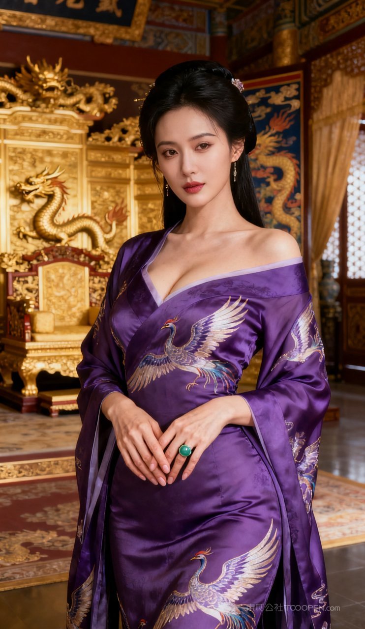 美艳古风汉服女性摄影性感丰腴美女