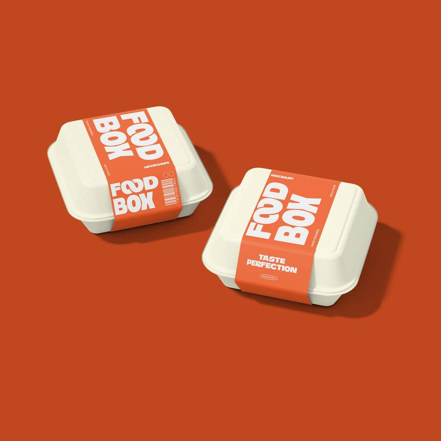 食物盒包装样机