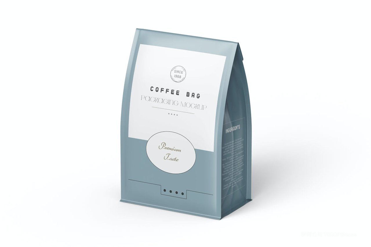 哑光零食食品包装袋样机