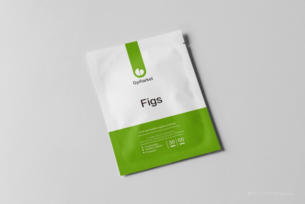 面膜纸巾塑料包装样机模板