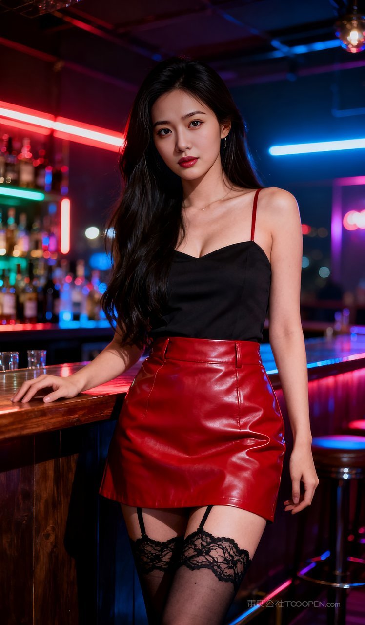 时尚短裙性感气质美女丝袜美腿