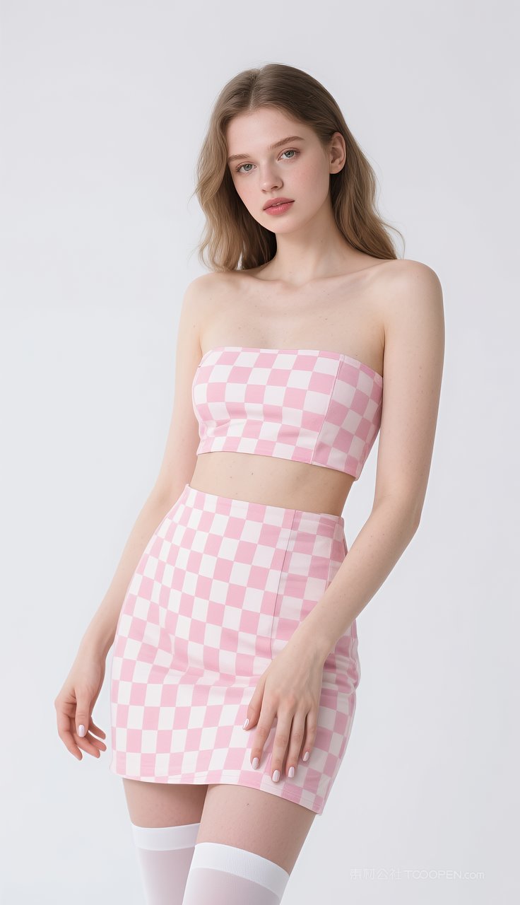 美女短裙性感丝袜长腿欧美模特女性