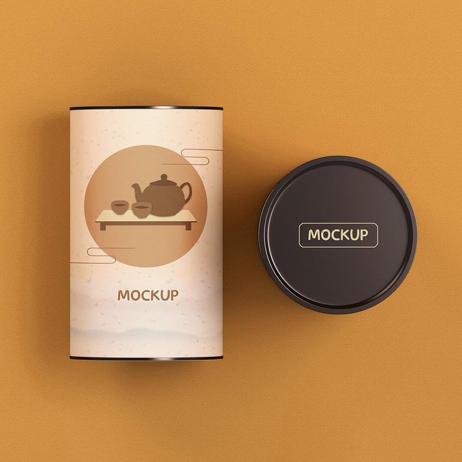茶叶包装罐样机茶叶包装样机